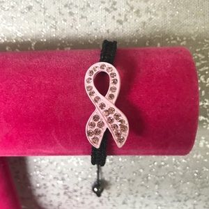 New Pink Cancer Awareness Bracelet